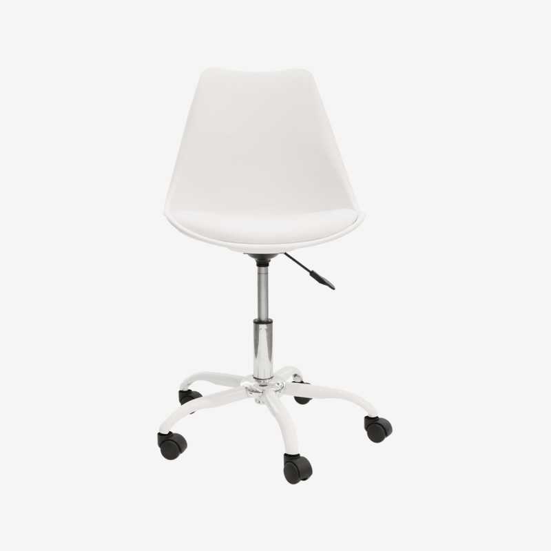 Vue de trois-quarts de la chaise de bureau CALIX