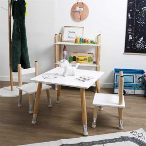 Table + 2 chaises - CRAYON