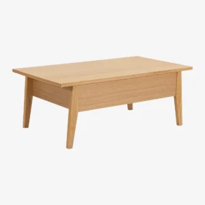Table basse relevable L 110 cm finition chêne – PALOMA